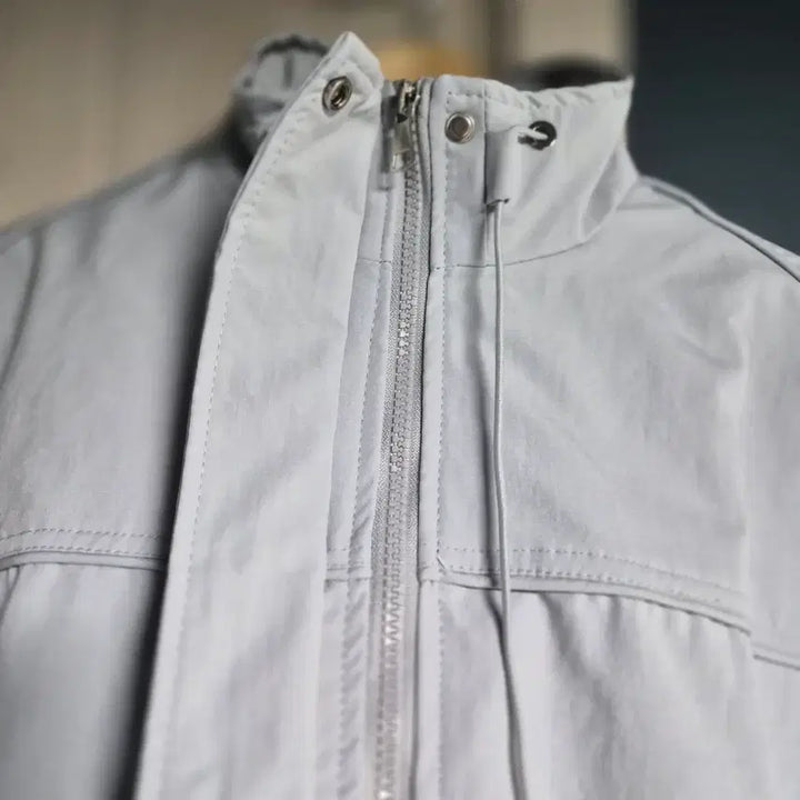 [BUNJANG] High-Quality Cropped Jumper, Light Sora Grey / [새상품] 연소라그레이 크롭 점퍼 / 핏 진짜 예쁜 고퀄