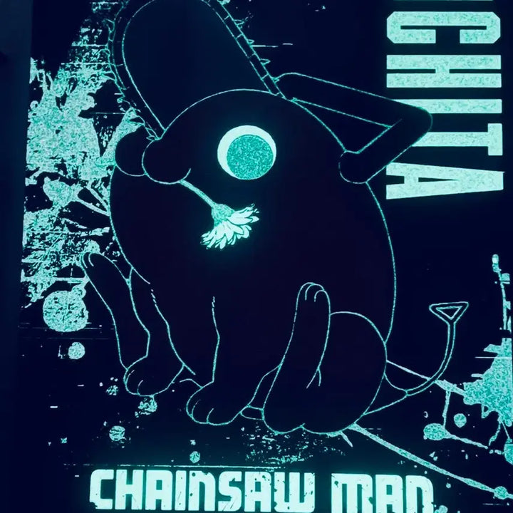 [BUNJANG] Chainsaw Man Taiwan Limited Glow-in-the-Dark Poster Bundle / 체인소맨 대만 한정 야광포8장 직거래, 40