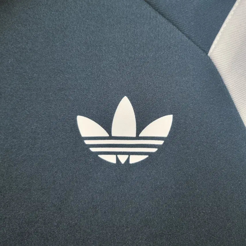 [BUNJANG] Adidas Trefoil Track Top Jacket / 남성 레어 아디다스 불꽃 트레포일 검정 블랙 트랙탑 져지 저지 트레이닝복