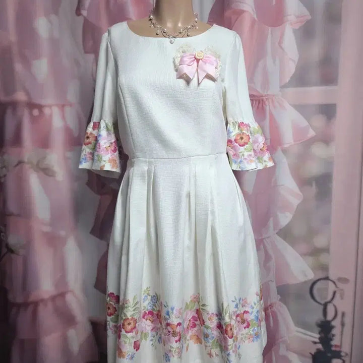 [BUNJANG] LAISSE PASSE Liz Lisa Floral Dress / LAISSE PASSE 리즈리사깔 화사하고 색감 너무 예쁜 원피스