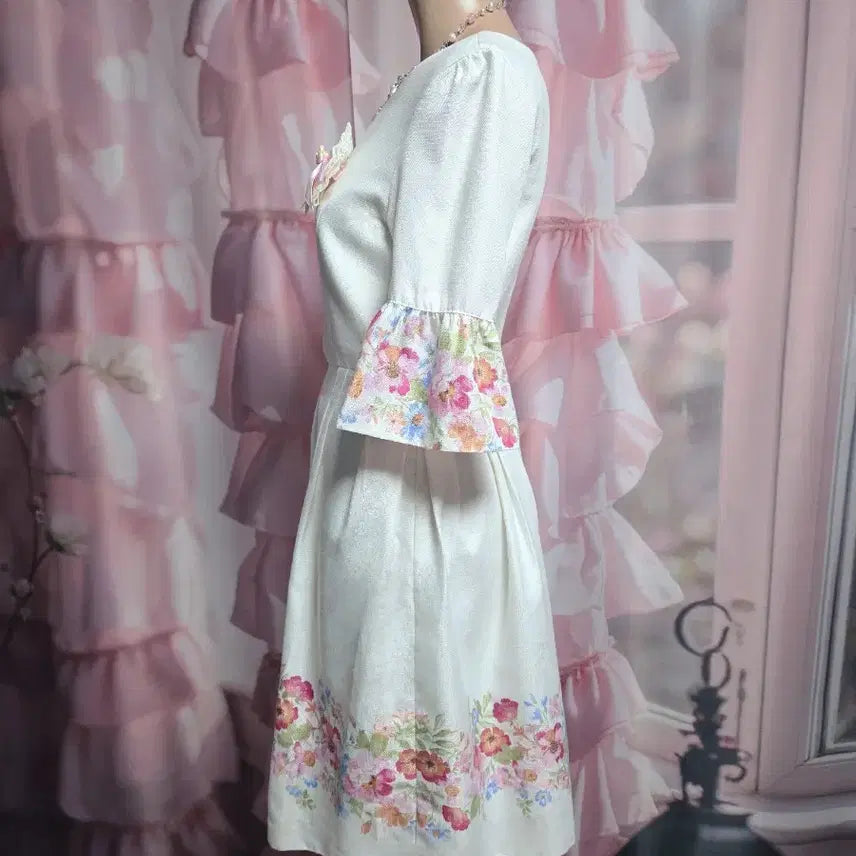[BUNJANG] LAISSE PASSE Liz Lisa Floral Dress / LAISSE PASSE 리즈리사깔 화사하고 색감 너무 예쁜 원피스