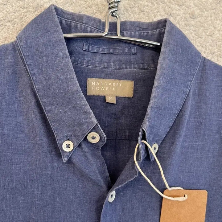 [BUNJANG] Margaret Howell Linen Button-Down Shirt / 마가렛호웰 린넨 버튼다운 셔츠