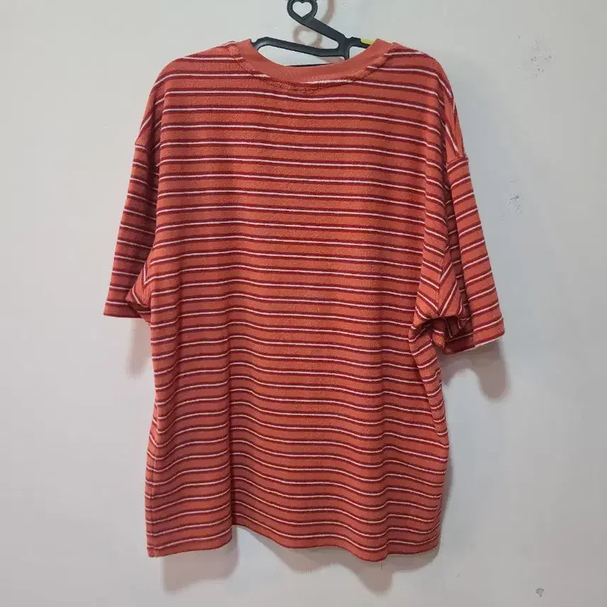 [SOLD OUT] PARTIMENTO 오렌지 스트라이프 반팔 L 새상품