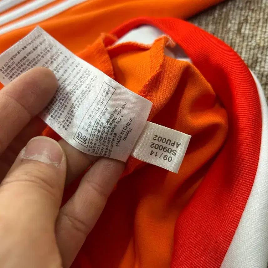 [BUNJANG] Adidas Three-Stripe Track Jacket (Orange) / 아디다스 삼선 트랙 자켓 M 오렌지