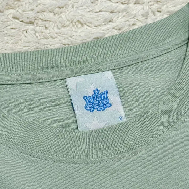 [BUNJANG] Sansan Gear NCT WISH Long Sleeve Light Green T-shirt / 산산기어 엔시티위시 롱슬리브 라이트그린 2 사이즈 콜라보 코어 긴팔티셔츠