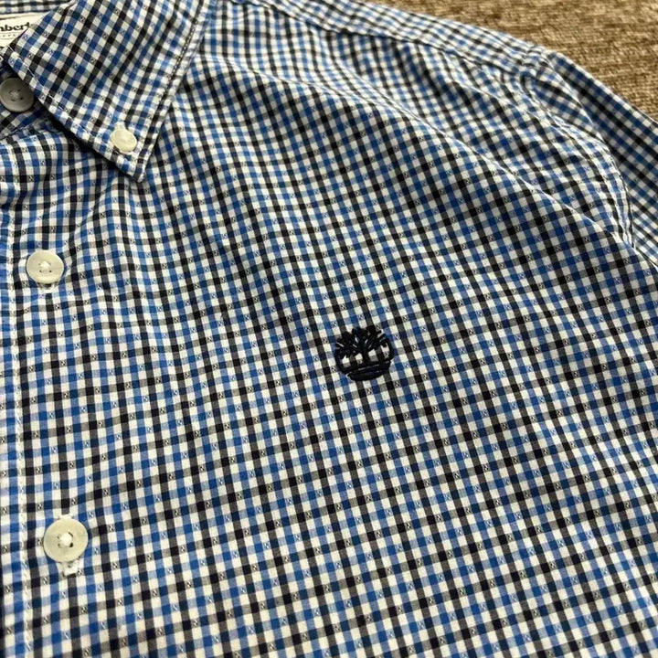 [BUNJANG] Timberland Check Slim Fit Shirt M / 팀버랜드 체크 슬림핏 셔츠 M