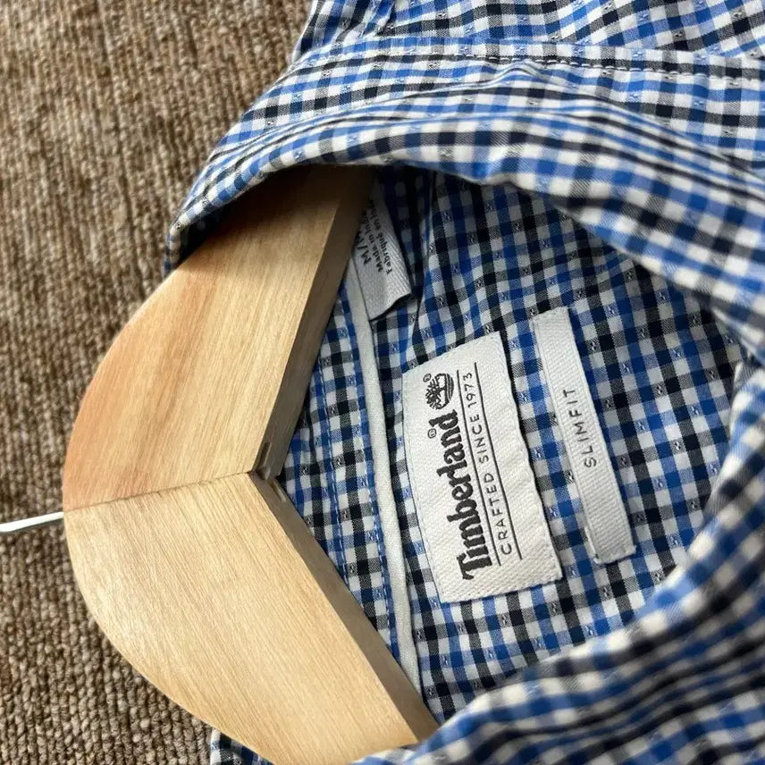 [BUNJANG] Timberland Check Slim Fit Shirt M / 팀버랜드 체크 슬림핏 셔츠 M