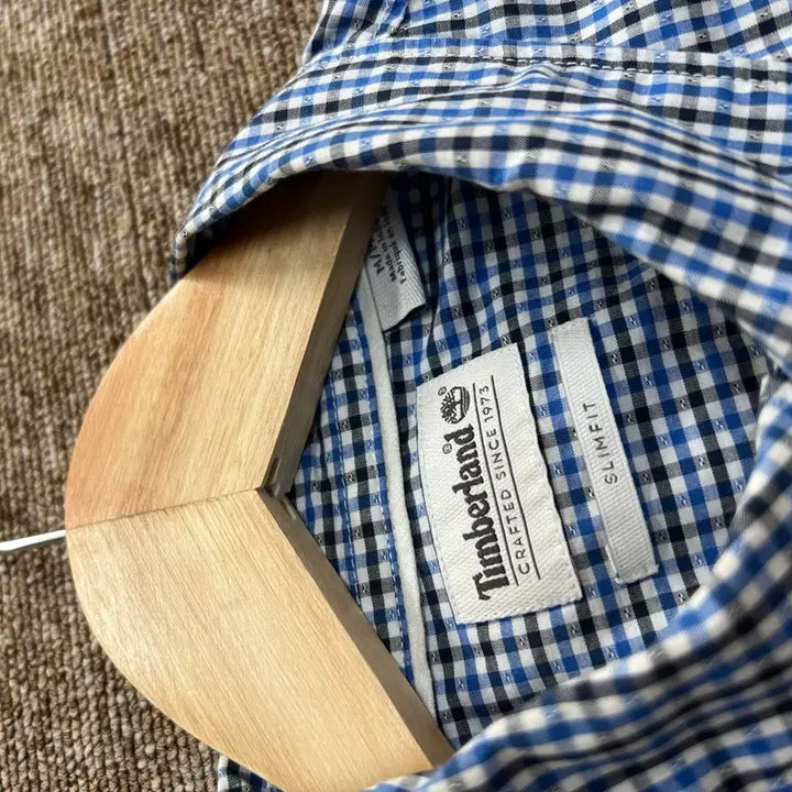 [BUNJANG] Timberland Check Slim Fit Shirt M / 팀버랜드 체크 슬림핏 셔츠 M