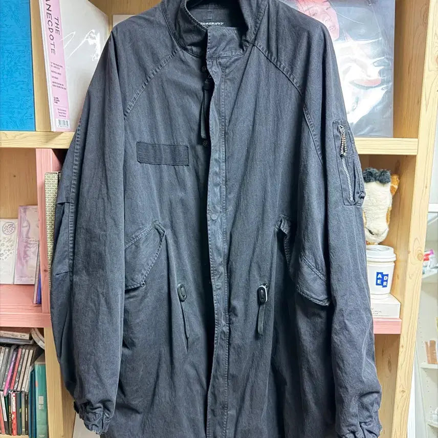 [BUNJANG] Blackout Fishtail Jacket / [2xl] 블랙아웃 피쉬테일 자켓 블랙