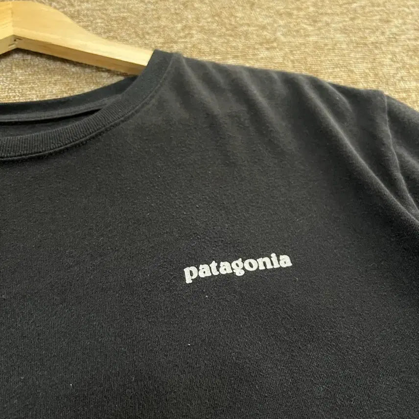 [BUNJANG] Patagonia Black T-Shirt (L Size) / 파타고니아 블랙 반팔티 L사이즈