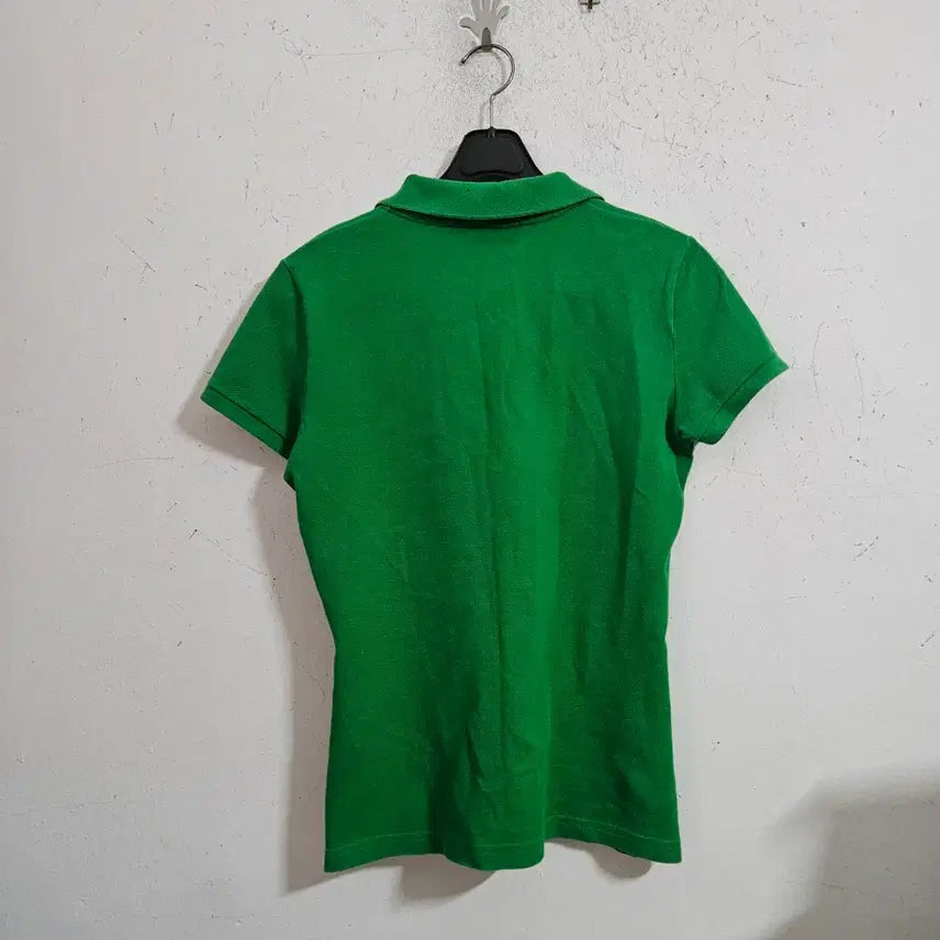 [SOLD OUT] 라코스테 여성용 반팔 카라티 그린