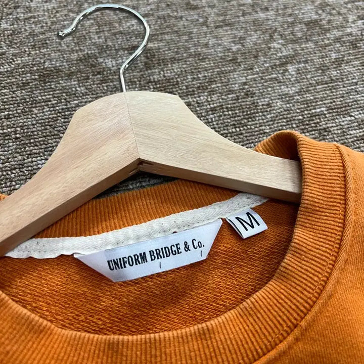 [BUNJANG] Uniform Bridge 1960 Crewneck Orange M / 유니폼브릿지 1960 맨투맨 오렌지 M