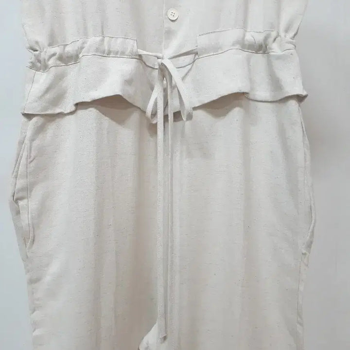 [SOLD OUT] 새상품 린넨 스트링 점프수트
