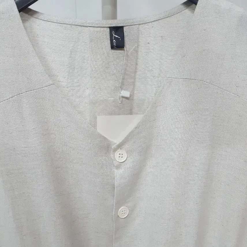 [SOLD OUT] 새상품 린넨 스트링 점프수트