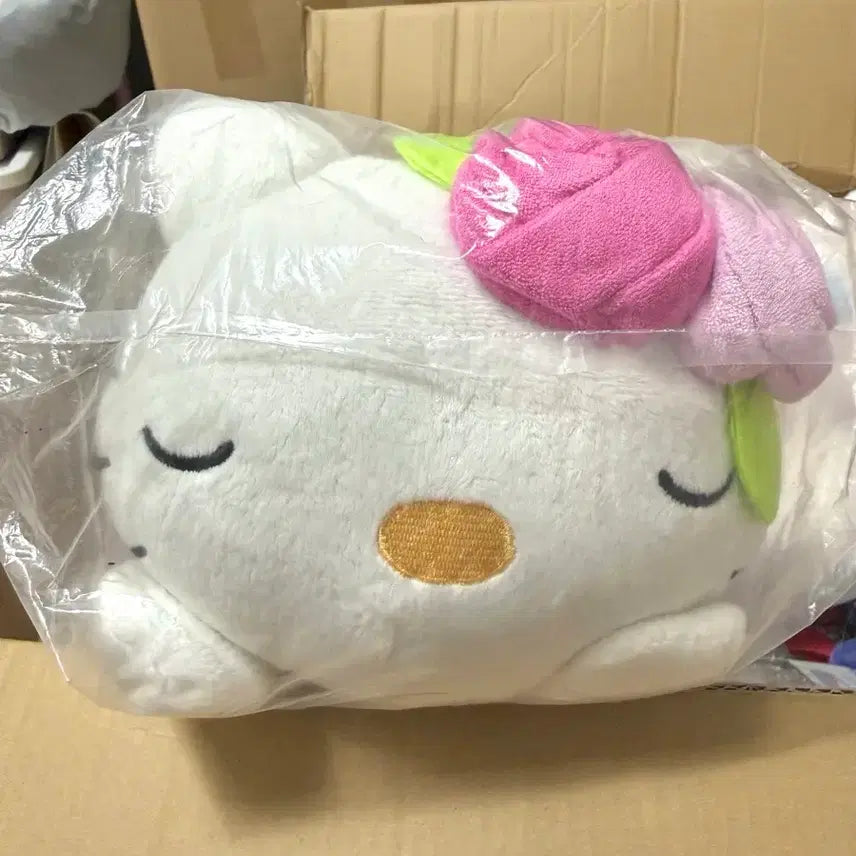 [BUNJANG] Sanrio Classic Hello Kitty Body Pillow Plush Cushion / 고전키티 바디필로우 인형 쿠션