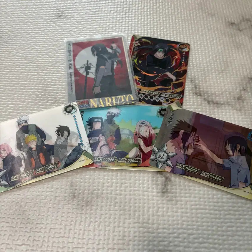 [BUNJANG] Naruto Itachi Sasuke Lenticular Hologram Photocard / 나루토 이타치 사스케 렌티큘러 홀로그램 포카