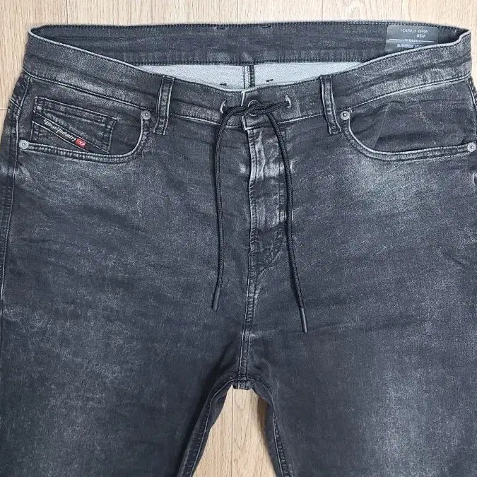 [BUNJANG] Diesel Washed Black Jeans Sweat Pants / 정품 디젤 워시드 블랙진 스웨트 팬츠 청바지 36~37
