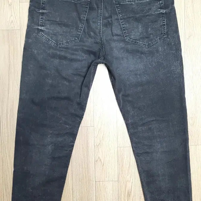 [BUNJANG] Diesel Washed Black Jeans Sweat Pants / 정품 디젤 워시드 블랙진 스웨트 팬츠 청바지 36~37