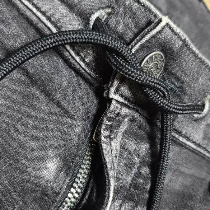 [BUNJANG] Diesel Washed Black Jeans Sweat Pants / 정품 디젤 워시드 블랙진 스웨트 팬츠 청바지 36~37