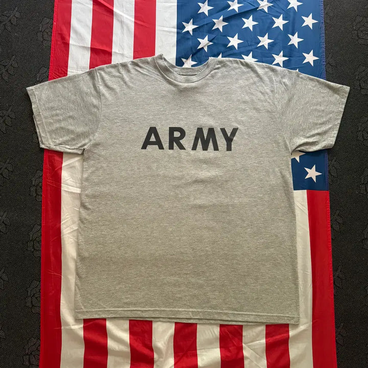 [BUNJANG] Military Army Short Sleeve T-shirt / military 밀리터리 오리지널 미군 army 반팔 티셔츠 -3
