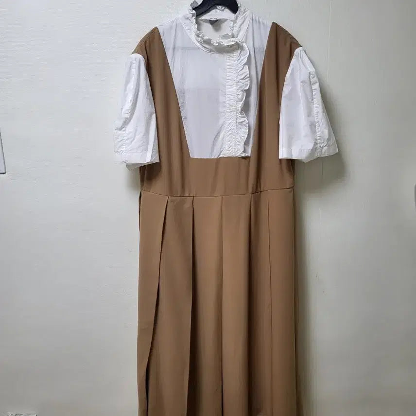 [BUNJANG] Jucy Judy Long Dress Brown / 쥬시쥬디 롱 원피스 90