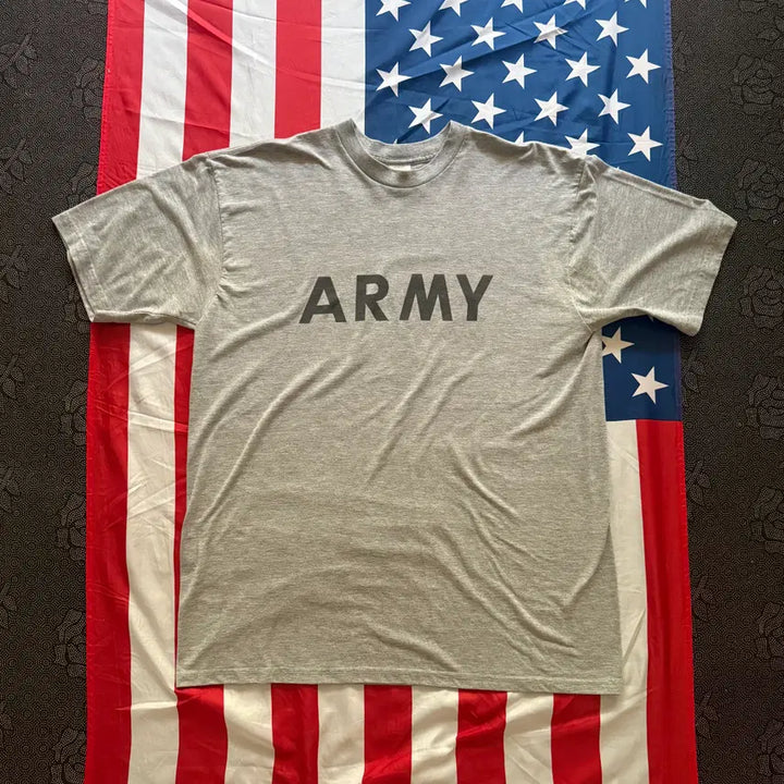 [BUNJANG] Military Army Short Sleeve T-shirt / military 밀리터리 오리지널 미군 army 반팔 티셔츠 -4