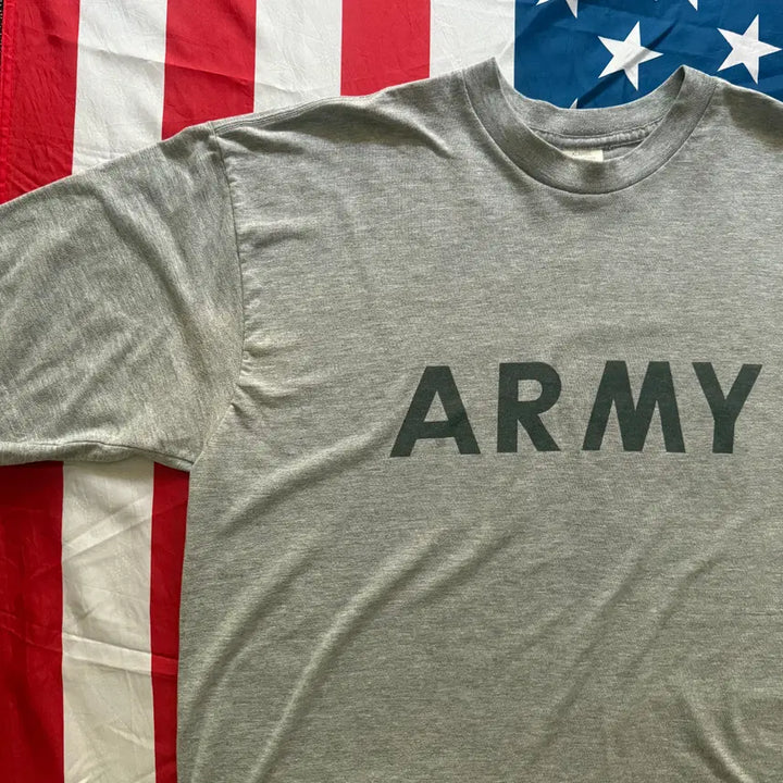 [BUNJANG] Military Army Short Sleeve T-shirt / military 밀리터리 오리지널 미군 army 반팔 티셔츠 -4