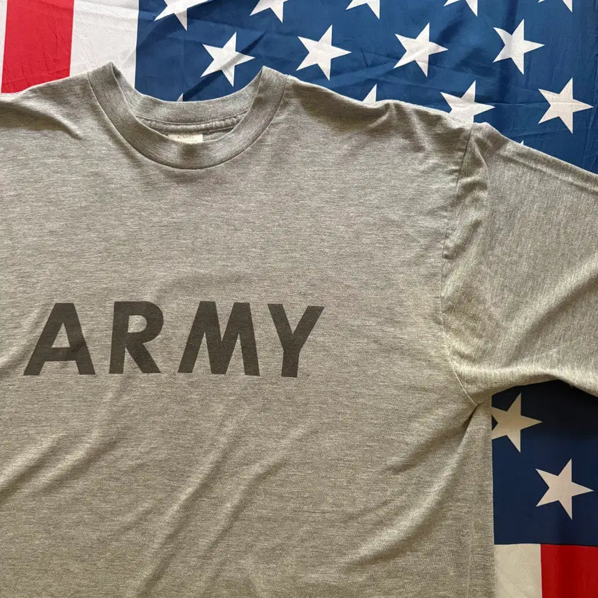 [BUNJANG] Military Army Short Sleeve T-shirt / military 밀리터리 오리지널 미군 army 반팔 티셔츠 -4