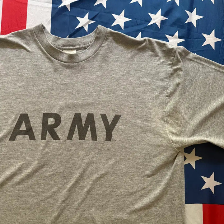 [BUNJANG] Military Army Short Sleeve T-shirt / military 밀리터리 오리지널 미군 army 반팔 티셔츠 -4