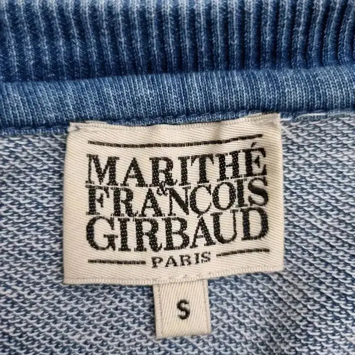 [BUNJANG] Marithe Francois Girbaud Denim Blue Sweatshirt / 마리떼 프랑소와 저버 블루 데님 맨투맨