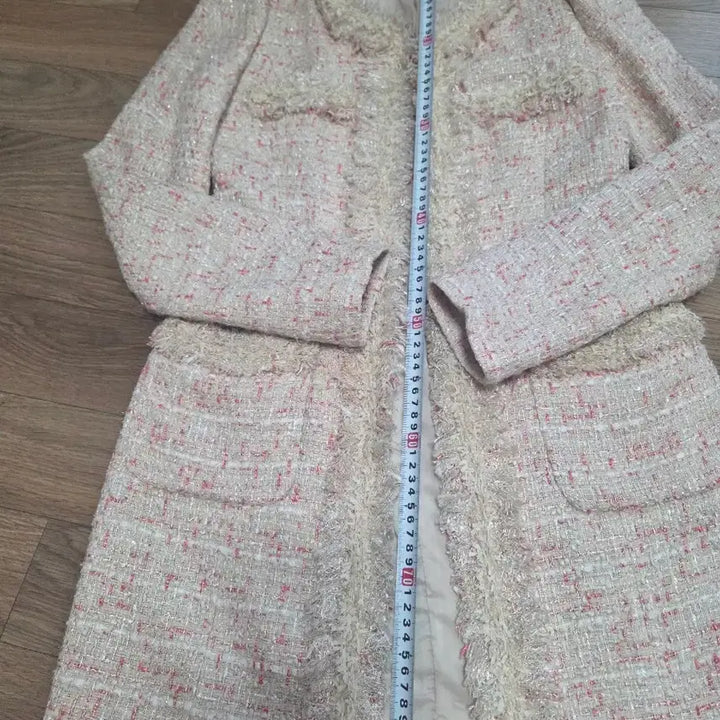 [BUNJANG] JIGOTT Tweed Long Jacket / 지고트(JIGOTT) 화사한 펄감있는 롱트위드자켓 55