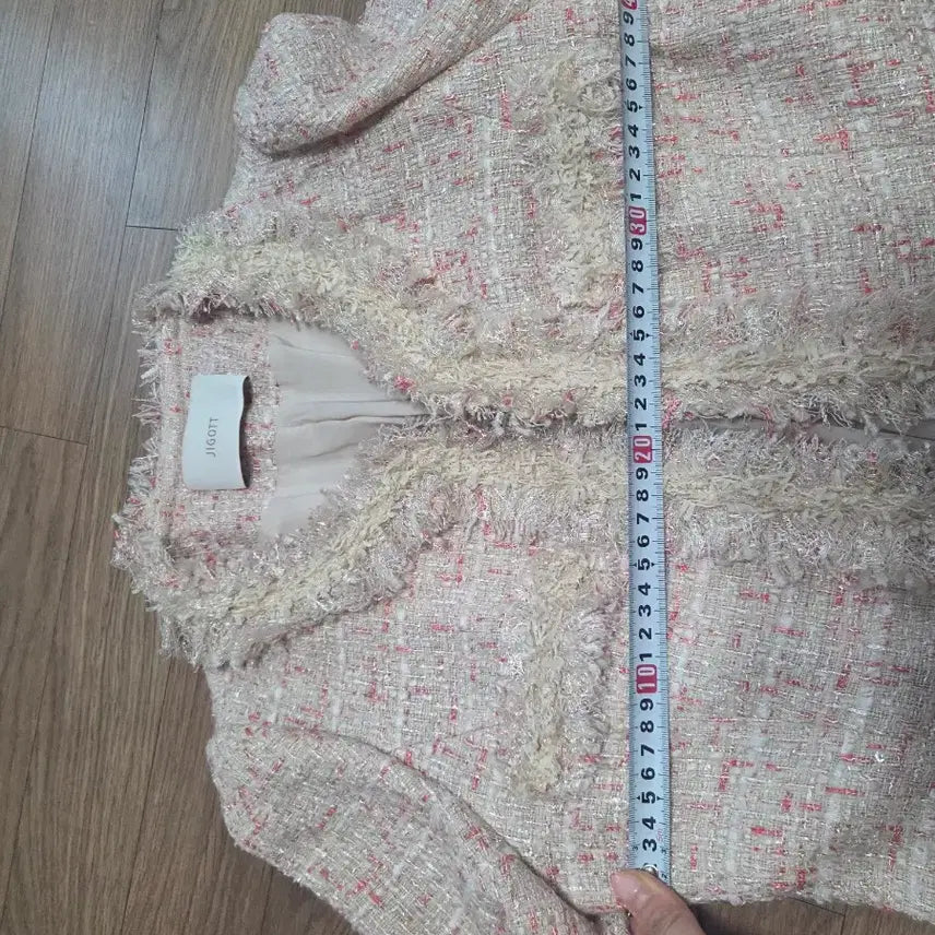 [BUNJANG] JIGOTT Tweed Long Jacket / 지고트(JIGOTT) 화사한 펄감있는 롱트위드자켓 55