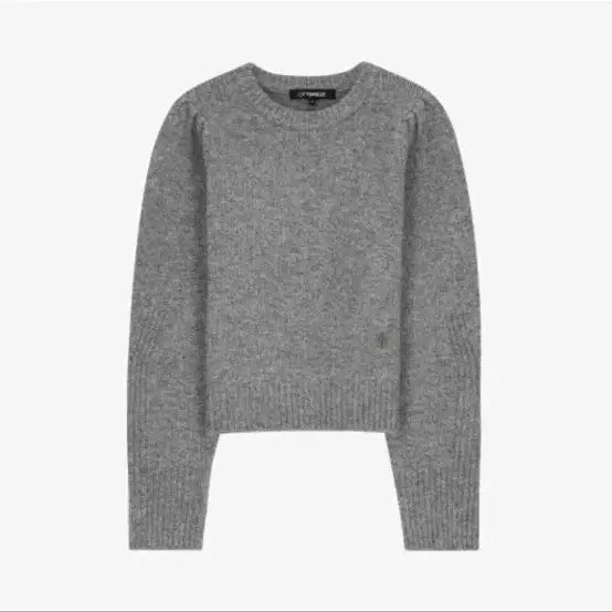 [BUNJANG] Citybreeze Wool Puff Shoulder Knit Gray / 시티브리즈 울 퍼프숄더 니트 그레이 FREE