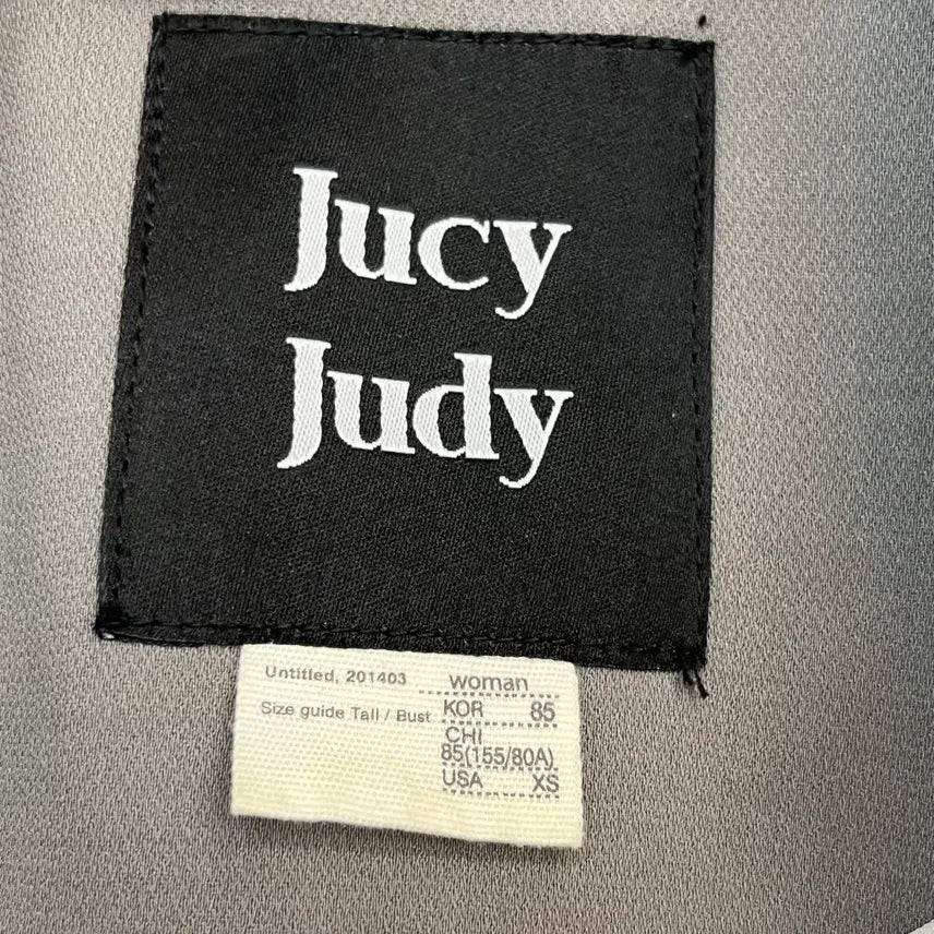 [BUNJANG] Juicy Judy Cropped Tailored Jacket (Size 85) / 쥬시쥬디 여성 크롭 테일러드 자켓 (85)