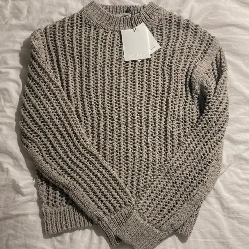 [BUNJANG] AMOMENTO Crochet Pullover / 아모멘토 크로셰 풀오버 amomento crochet pullover