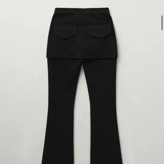 [BUNJANG] Helene Paris Layered Skirt Bootcut Pants / 헬레네파리스 레이어드 스커트 부츠컷 팬츠