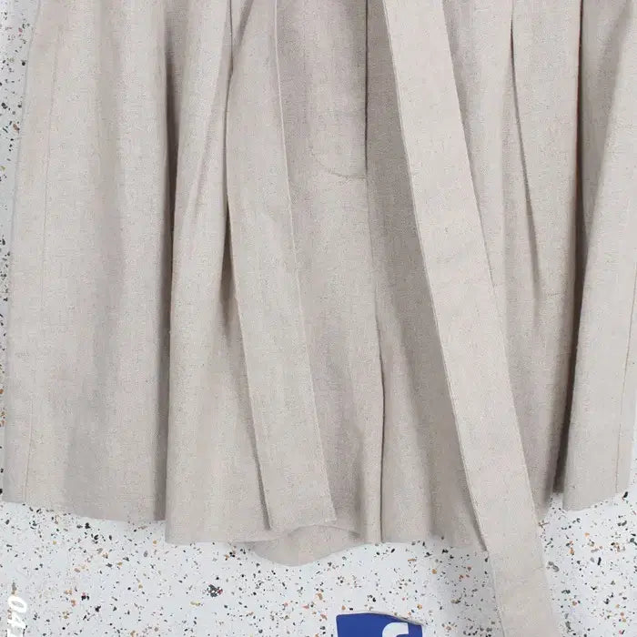 [BUNJANG] Zara Basic Linen Tie-Waist Shorts Women&