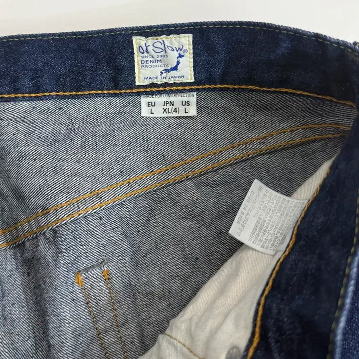 [SOLD OUT] 오어슬로우 105 원워시 4사이즈 (수선완료 새상품)
