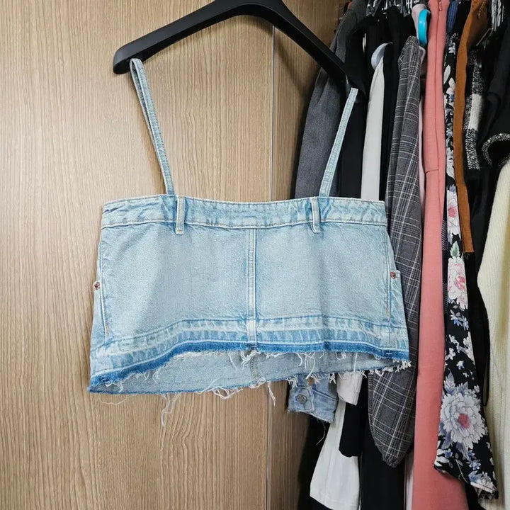 [SOLD OUT] 자라 데님 뷔스티에 M 사이즈 새상품