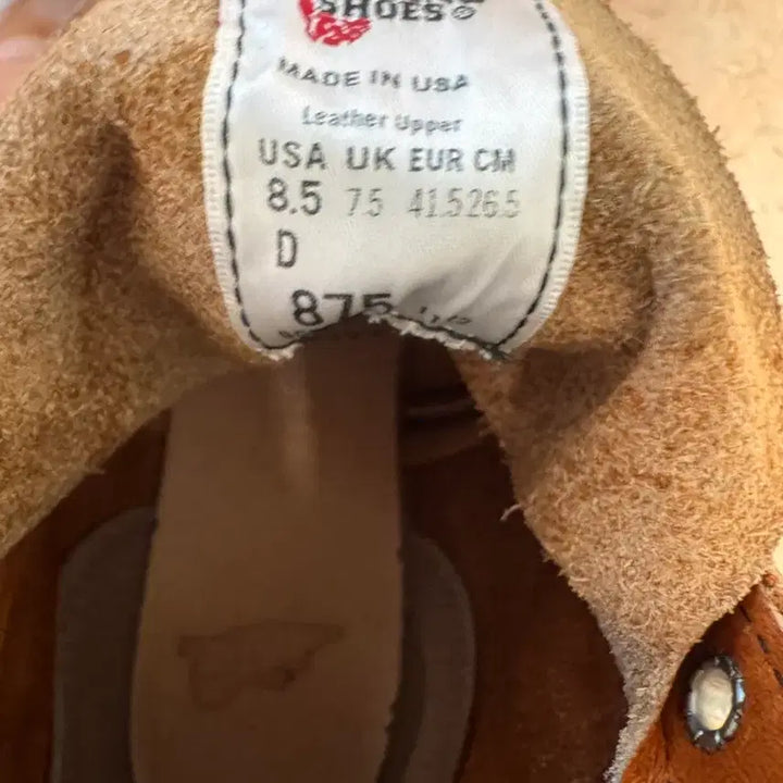[BUNJANG] Red Wing Moc Toe 875 Boots / 레드윙 목토 875 8.5D 실착 2회
