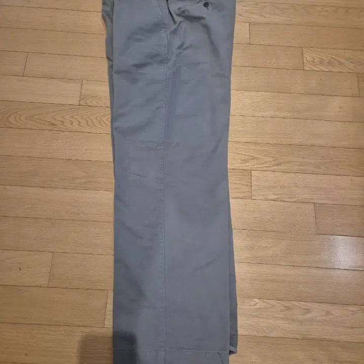 [BUNJANG] In The Raw Wide Officer Chino Pants Olive Gray (Size 2) / 인더로우 와이드 오피서 치노팬츠 올리브 그레이  2.