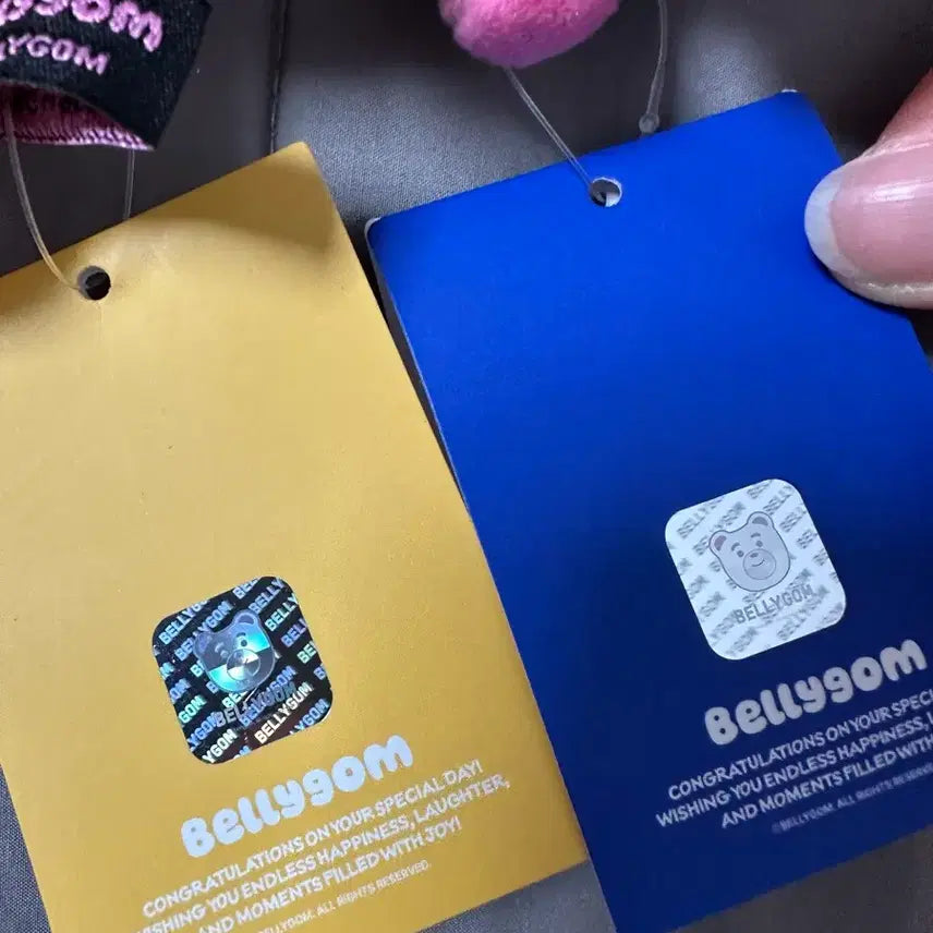 [BUNJANG] Bellygom Pink Keyring Doll / 벨리곰 인형 키링 핑크색