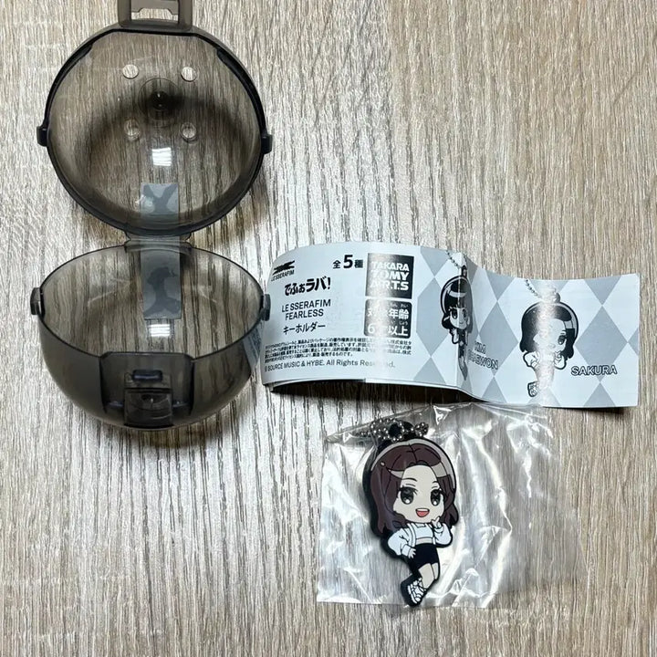 [BUNJANG] LE SSERAFIM Sakura FEARLESS Rubber Keychain / 르세라핌 FEARLESS 러버 키링 사쿠라