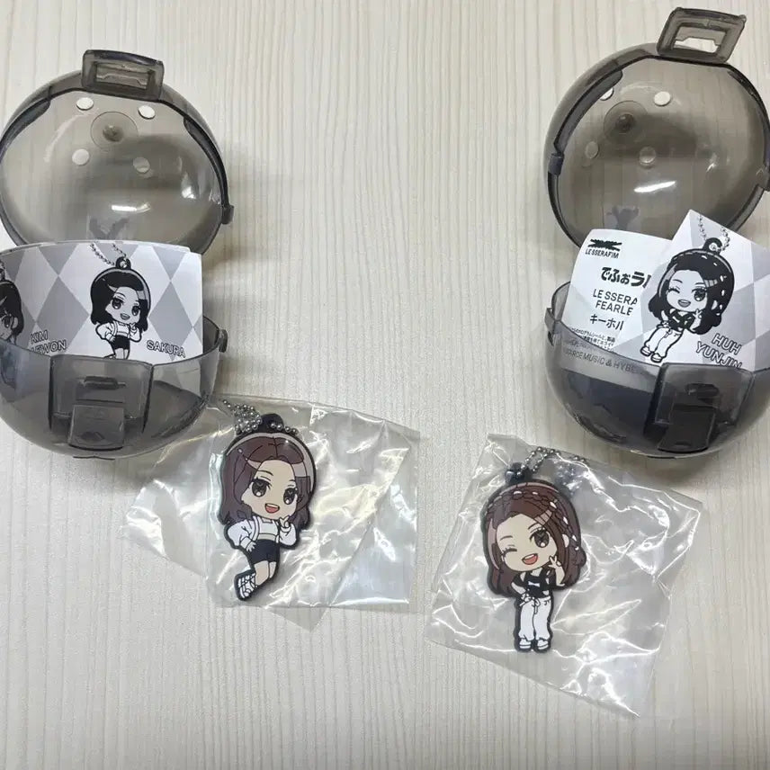 [BUNJANG] LE SSERAFIM Sakura FEARLESS Rubber Keychain / 르세라핌 FEARLESS 러버 키링 일괄
