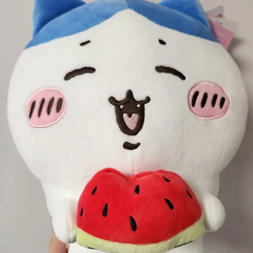 [BUNJANG] 치이카와 먼작귀 수박 하치와레 중형 인형 / 치이카와 먼작귀 수박 하치와레 중형 인형