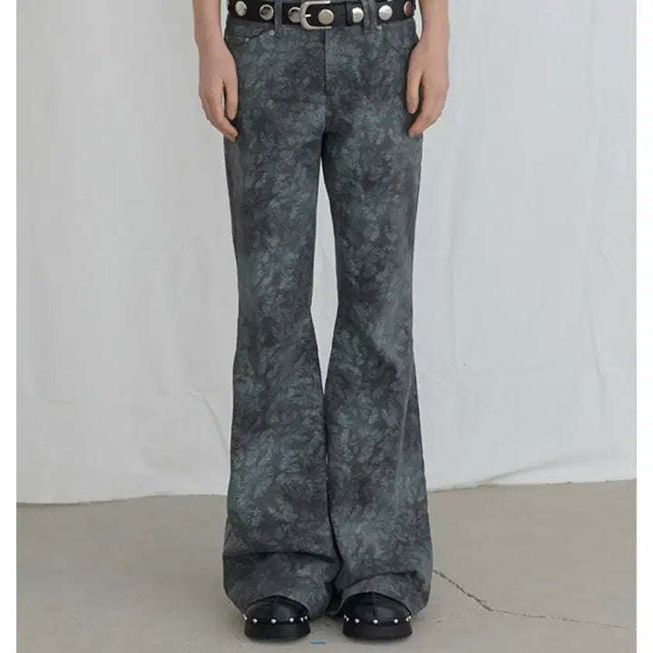 [SOLD OUT] ordes 오데스 MERRY FLORAL FLARE PANTS