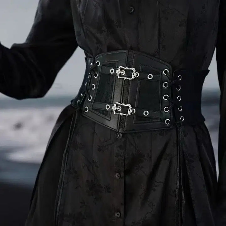[BUNJANG] Gothic Lace Corset Belt / 고딕 레이스 코르셋 벨트