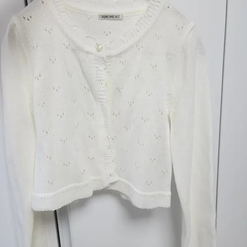 [BUNJANG] Garment Punching Crochet Cardigan / 아미먼트 펀칭 크로쉐 가디건