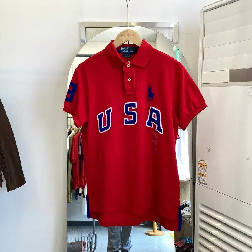 [SOLD OUT] 새제품_폴로 랄프로렌 USA 카라 반팔티 M(100) Polo Ralph