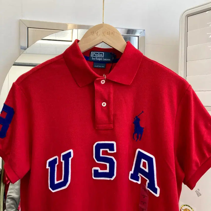 [SOLD OUT] 새제품_폴로 랄프로렌 USA 카라 반팔티 M(100) Polo Ralph